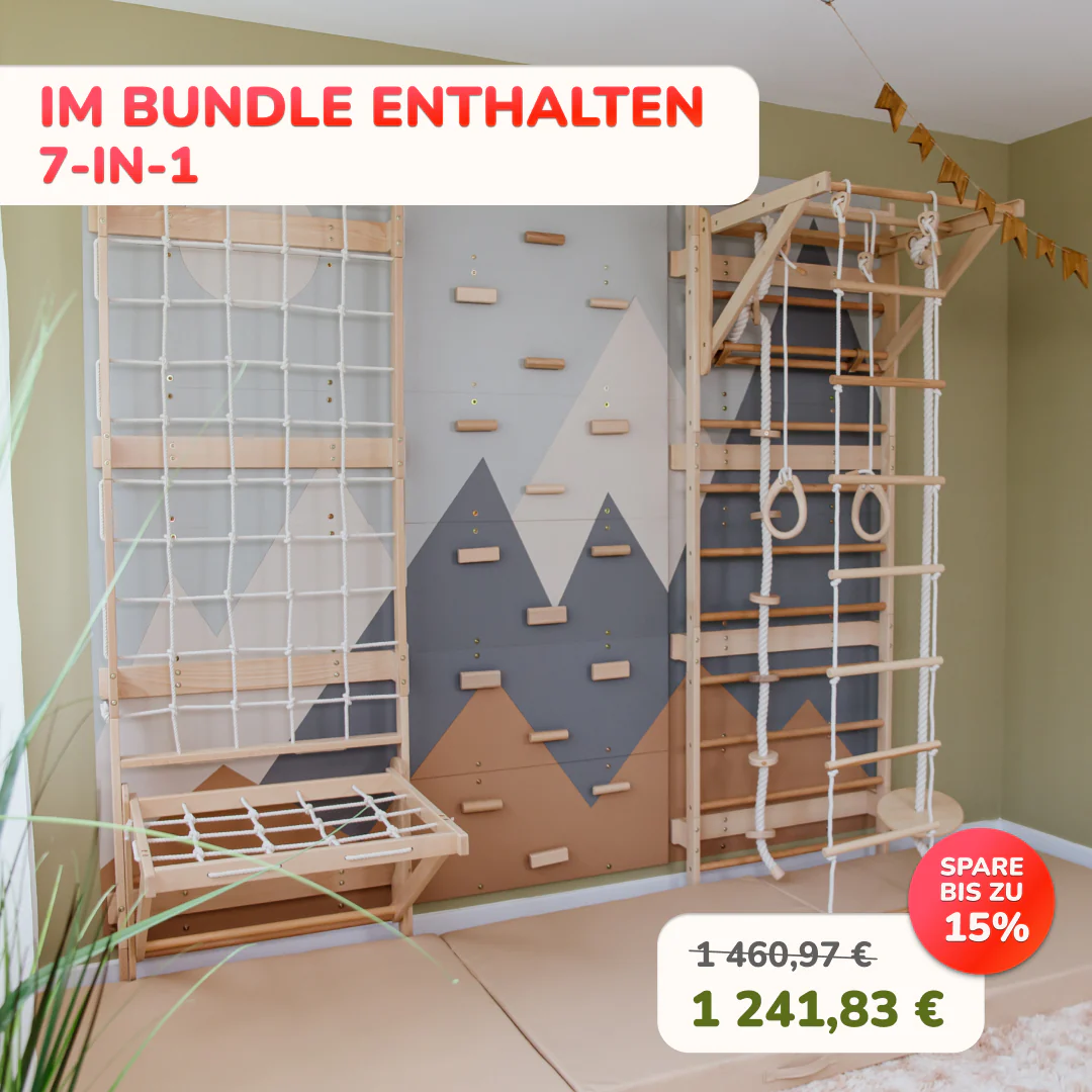 Holz Kindermöbel und Klettergerüste aus Holz